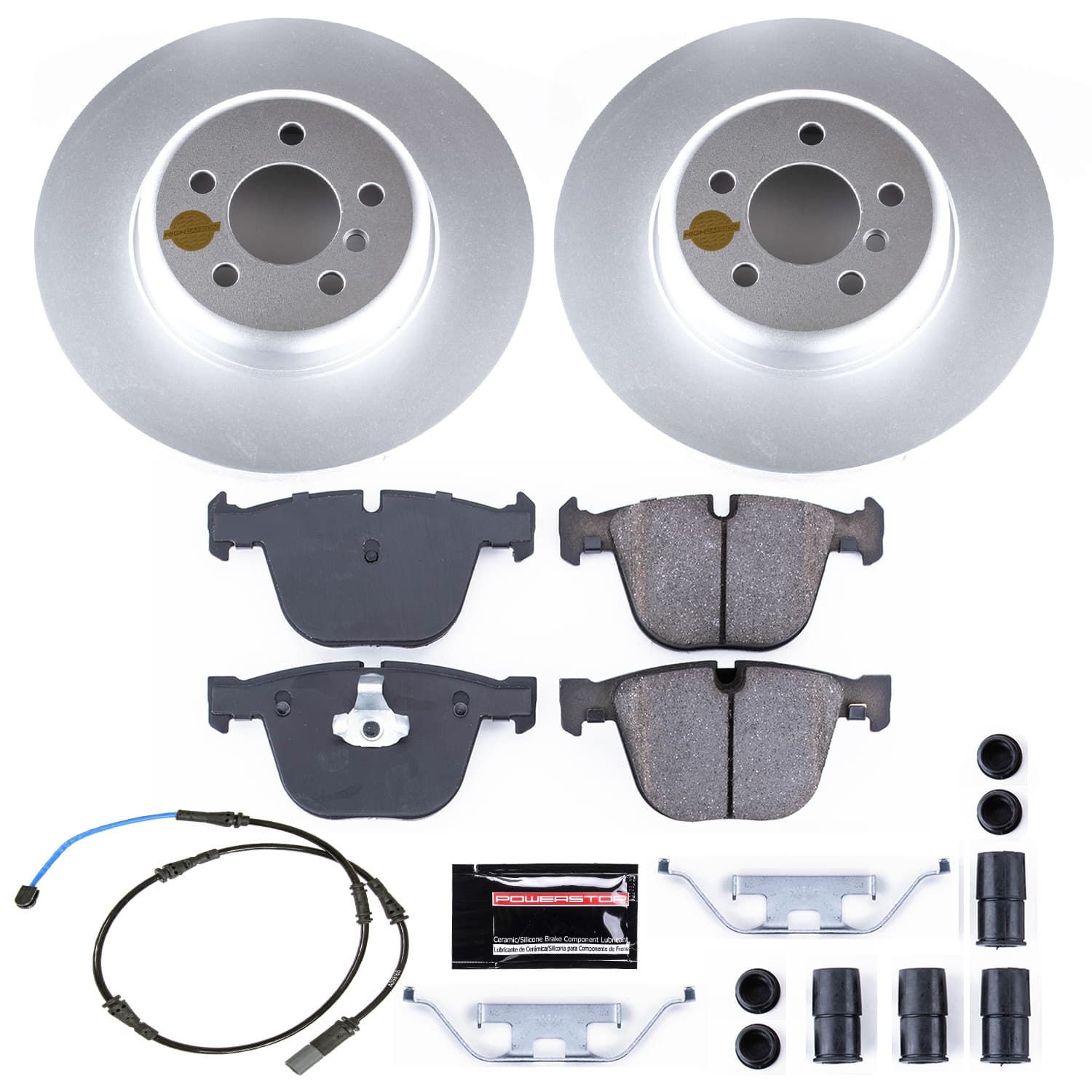 Power Stop - CRK6035 - Rear - Disc Brake Pad and Rotor Kit image 1