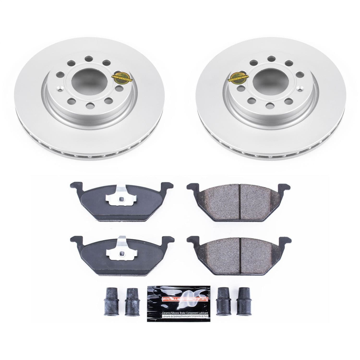 Power Stop - CRK6041 - Front - Disc Brake Pad and Rotor Kit image 1