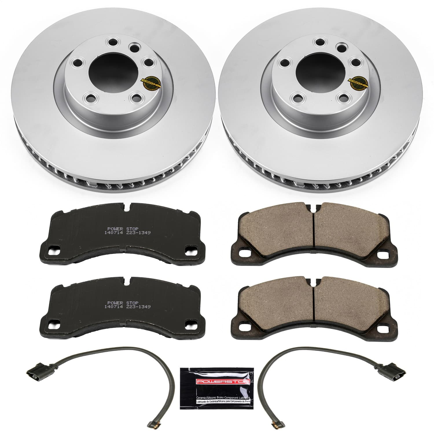 Power Stop - CRK6042 - Front - Disc Brake Pad and Rotor Kit image 1