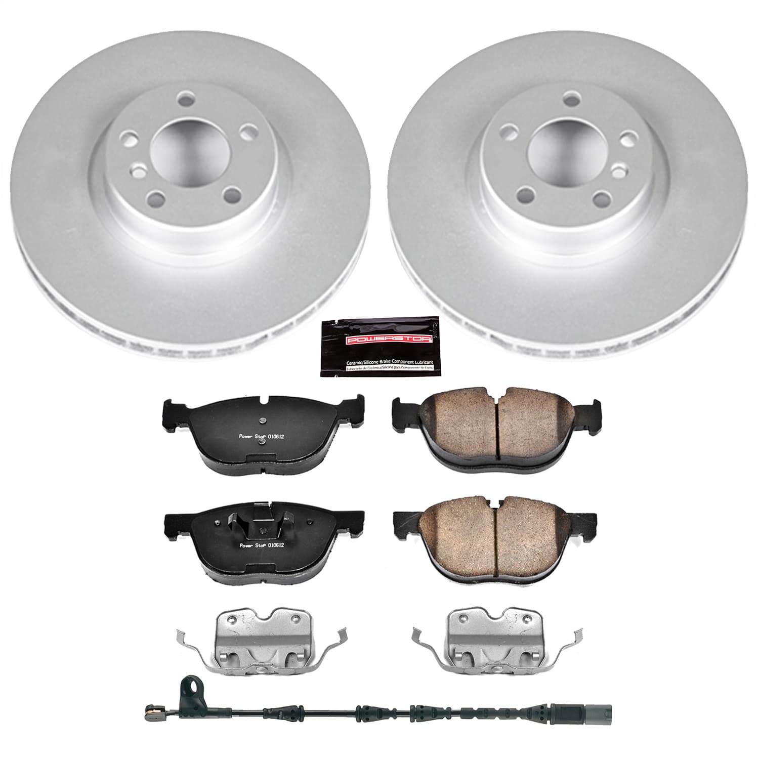 Power Stop - CRK6061 - Front - Disc Brake Pad and Rotor Kit image 1