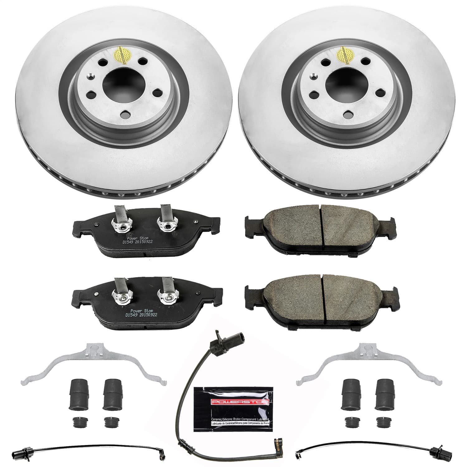 Power Stop - CRK6129 - Front - Disc Brake Pad and Rotor Kit image 1