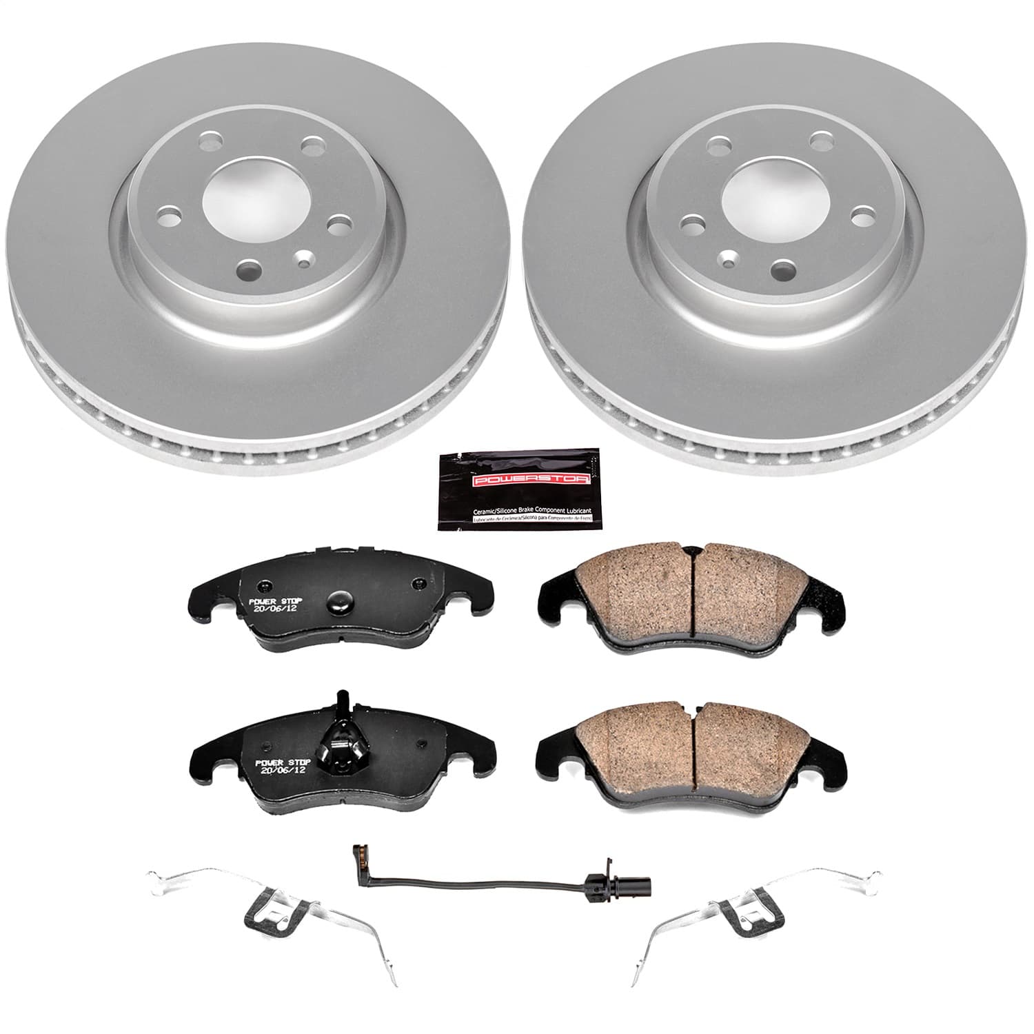 Power Stop - CRK6133 - Front - Disc Brake Pad and Rotor Kit image 1