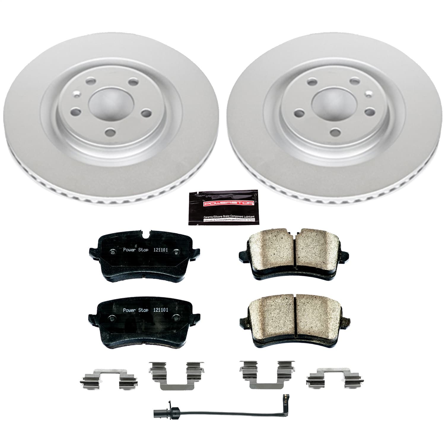 Power Stop - CRK6139 - Rear - Disc Brake Pad and Rotor Kit image 1