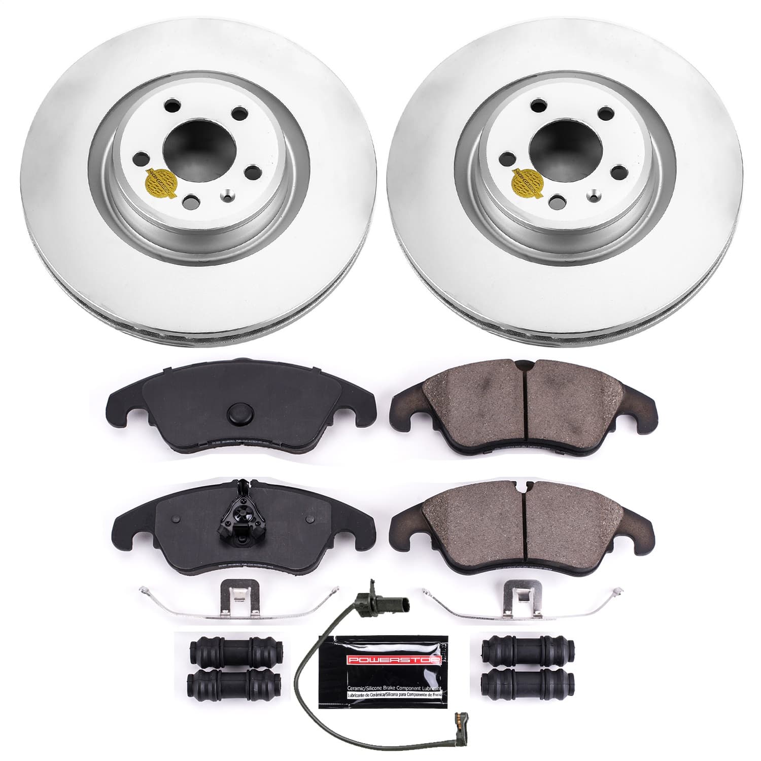 Power Stop - CRK6140 - Front - Disc Brake Pad and Rotor Kit image 1