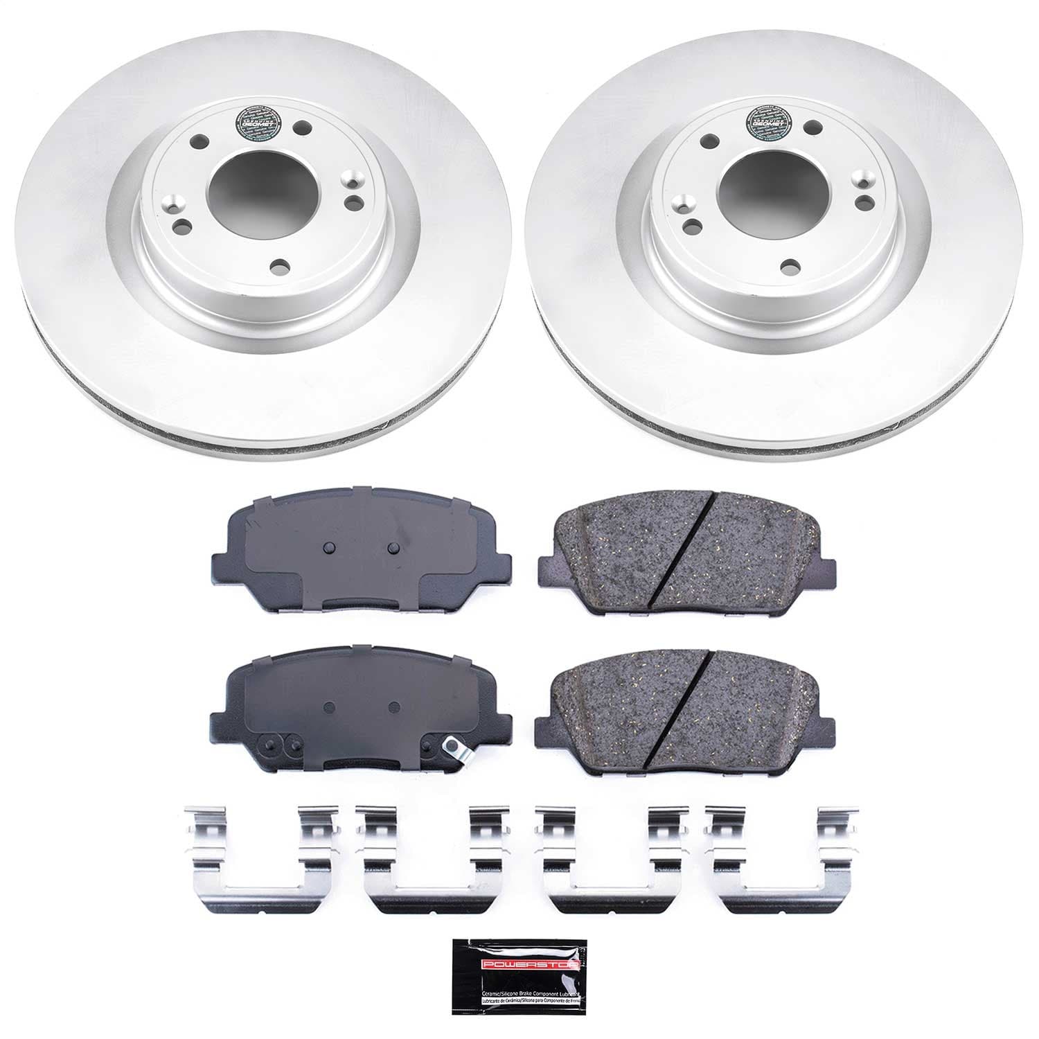 Power Stop - CRK6169 - Front - Disc Brake Pad and Rotor Kit image 1