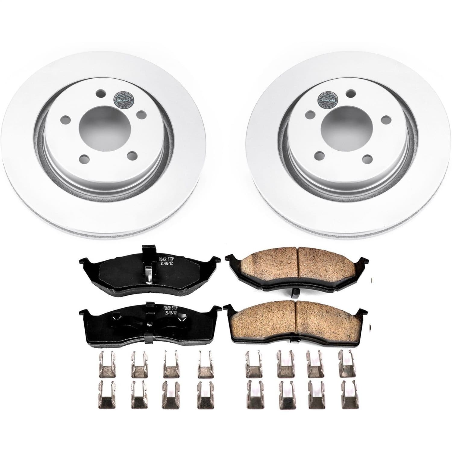 Power Stop - CRK6179 - Front - Disc Brake Pad and Rotor Kit image 1