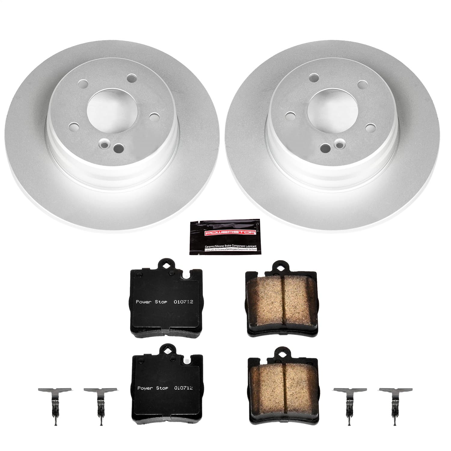 Power Stop - CRK620 - Rear - Disc Brake Pad and Rotor Kit image 1