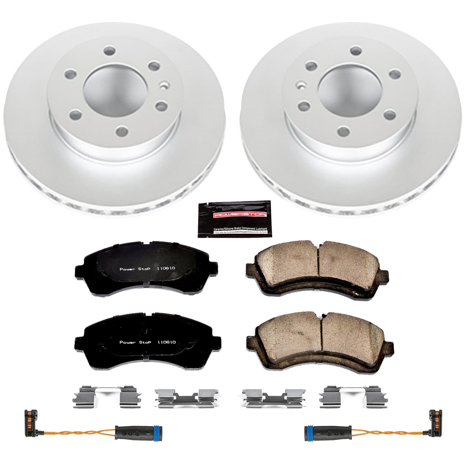 Power Stop - CRK6234 - Front - Disc Brake Pad and Rotor Kit image 1