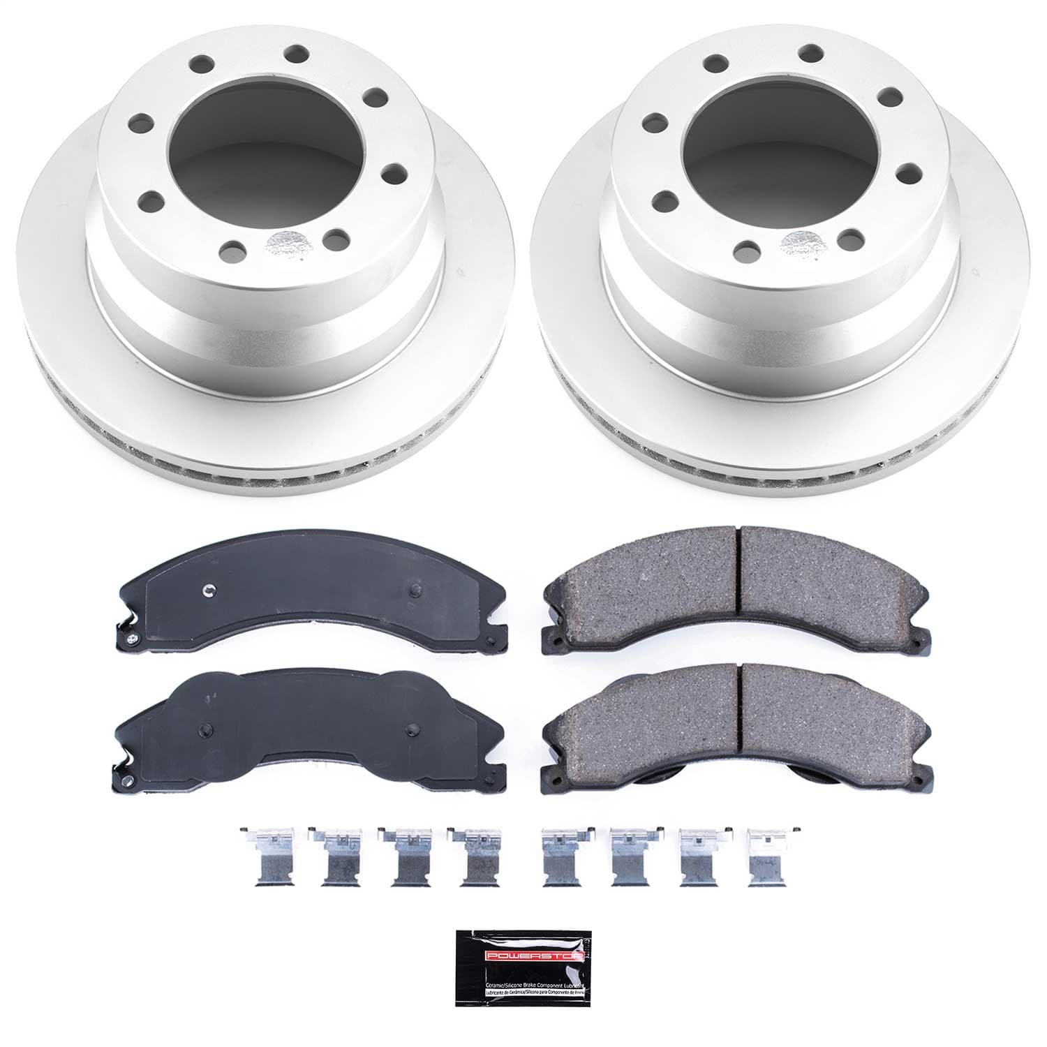 Power Stop - CRK6257 - Rear - Disc Brake Pad and Rotor Kit image 1