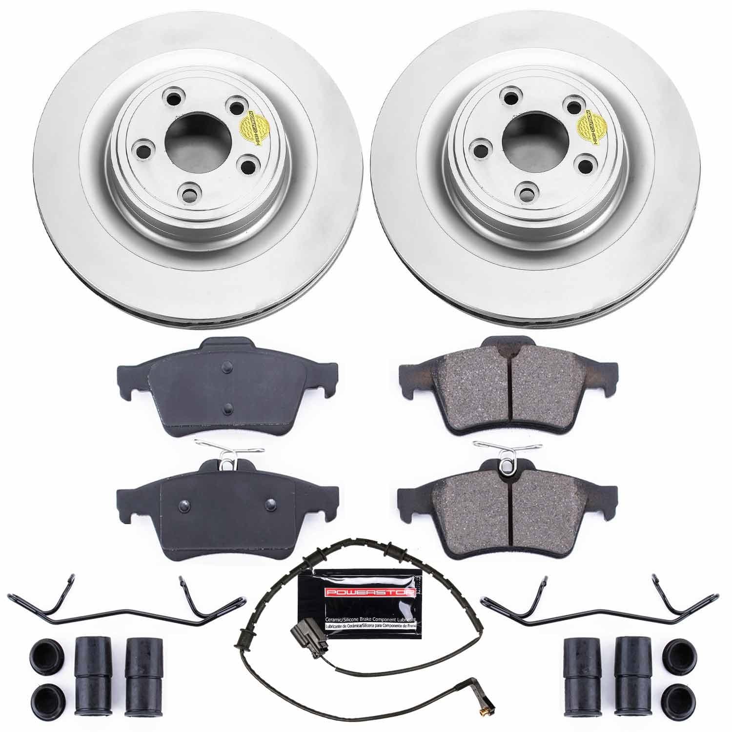 Power Stop - CRK6279 - Rear - Disc Brake Pad and Rotor Kit image 1