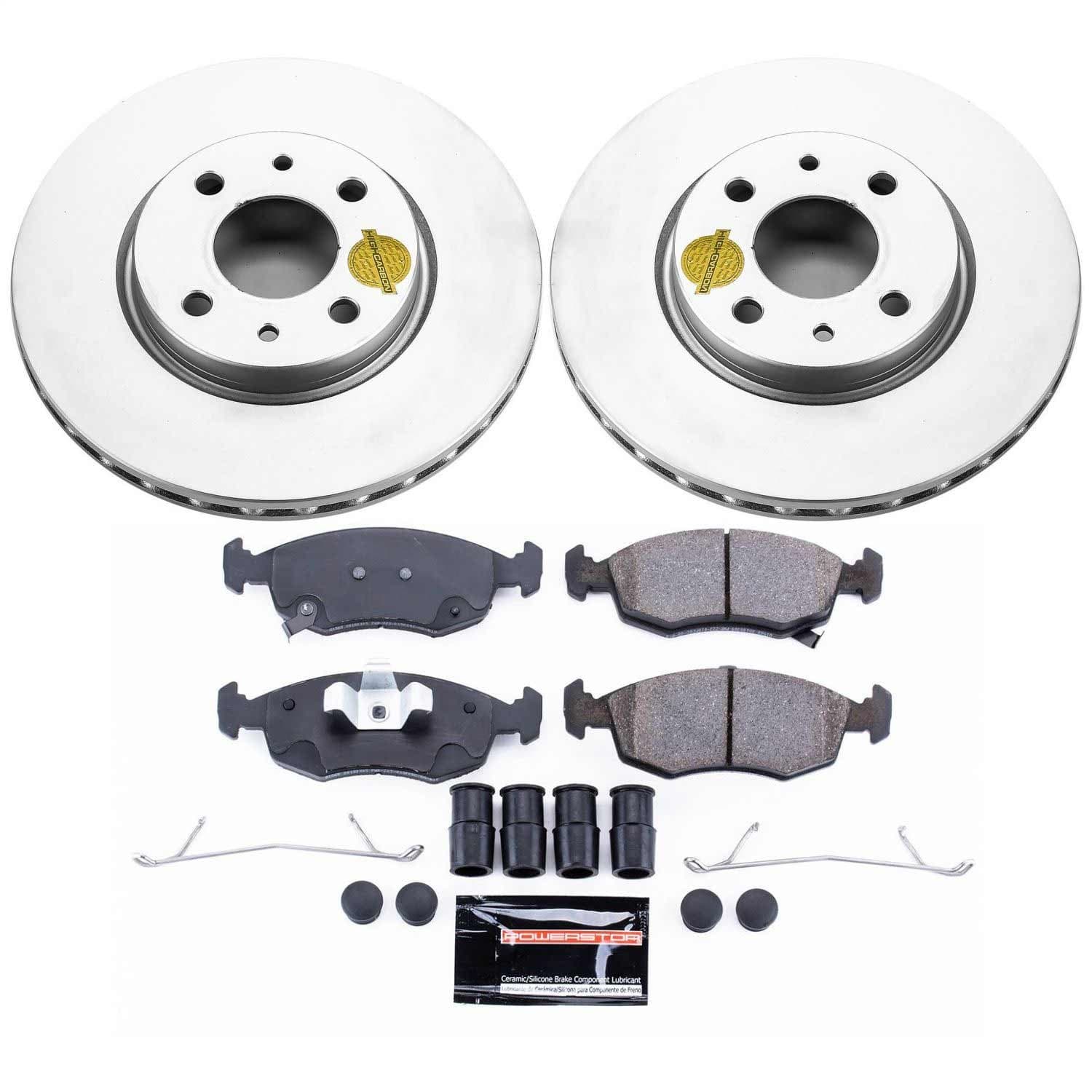 Power Stop - CRK6290 - Front - Disc Brake Pad and Rotor Kit image 1