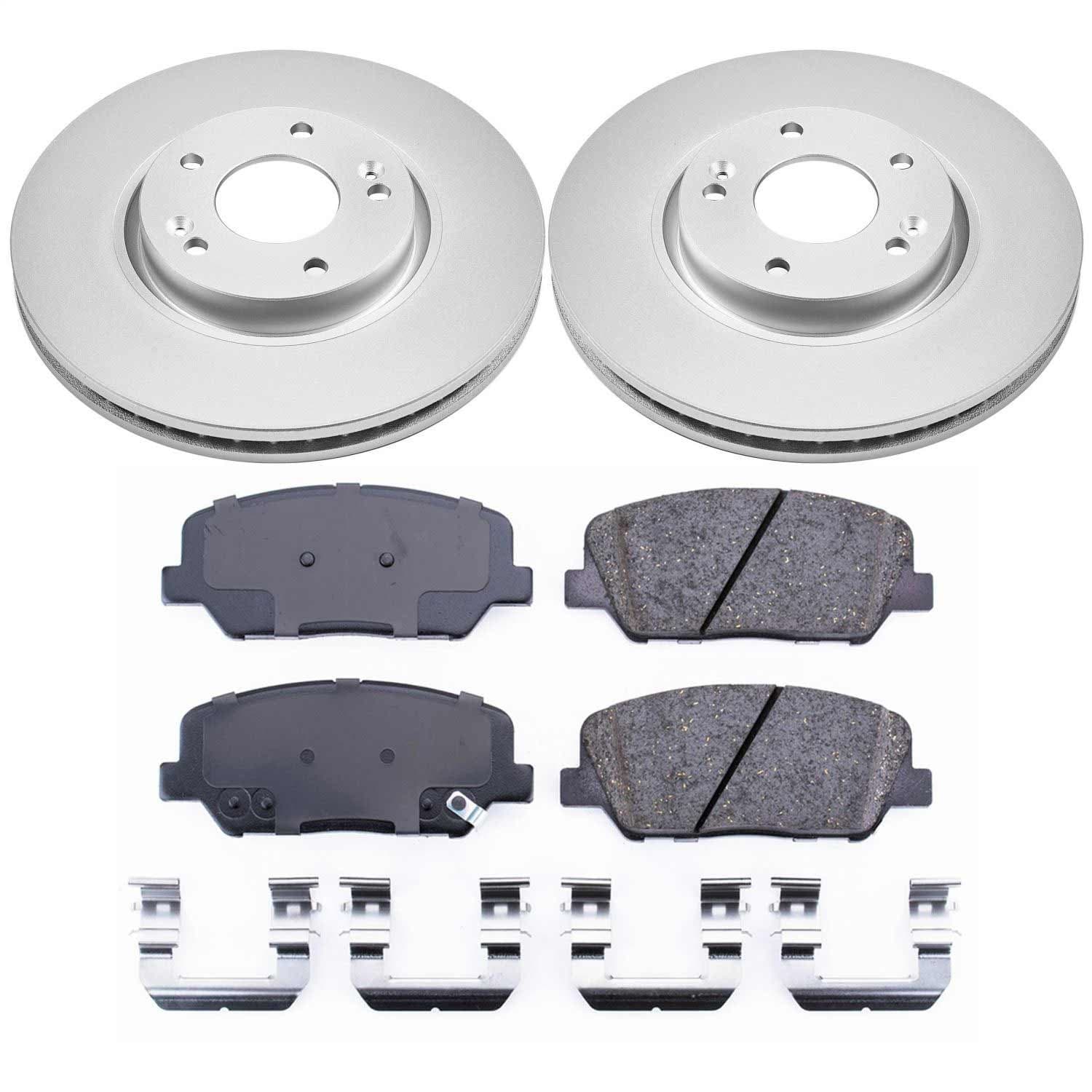 Power Stop - CRK6306 - Front - Disc Brake Pad and Rotor Kit image 1