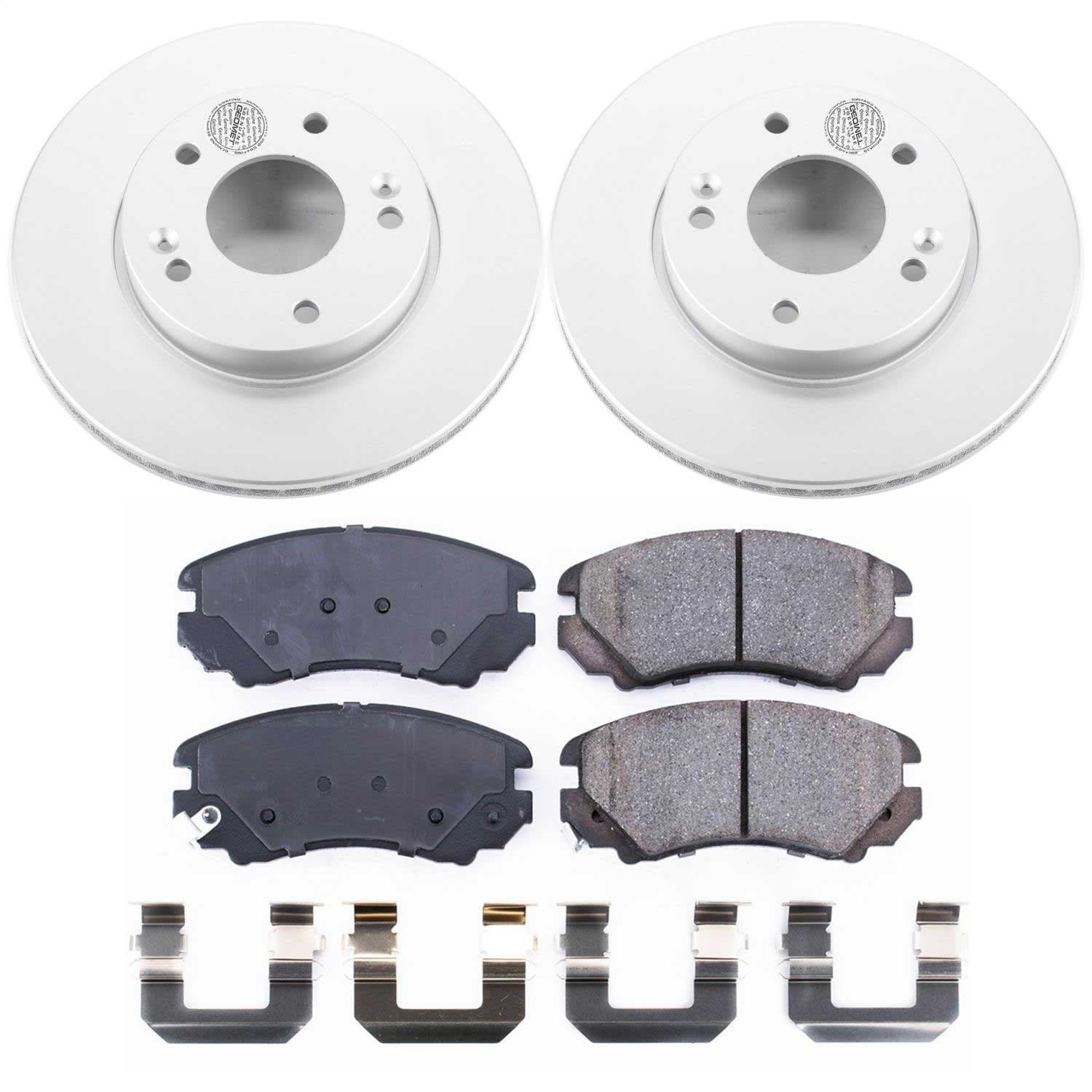 Power Stop - CRK6309 - Front - Disc Brake Pad and Rotor Kit image 1