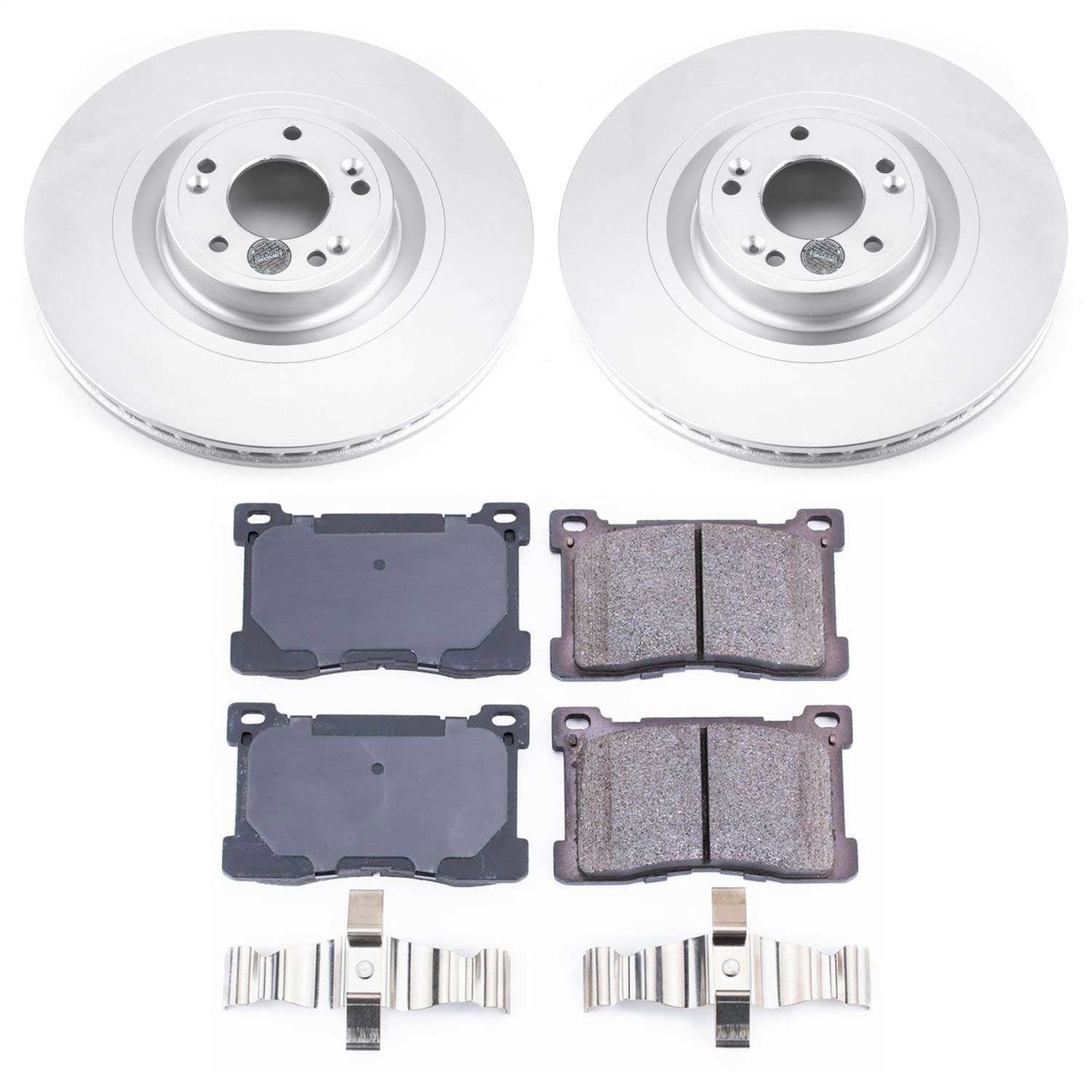 Power Stop - CRK6313 - Front - Disc Brake Pad and Rotor Kit image 1