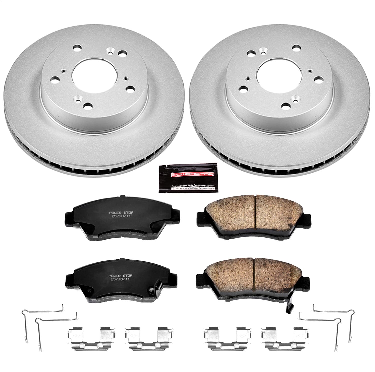Power Stop - CRK6317 - Front - Disc Brake Pad and Rotor Kit image 1