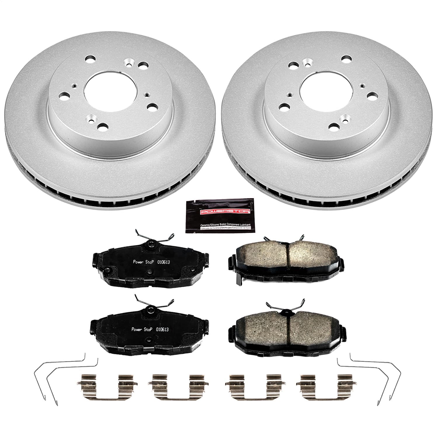 Power Stop - CRK6319 - Front - Disc Brake Pad and Rotor Kit image 1