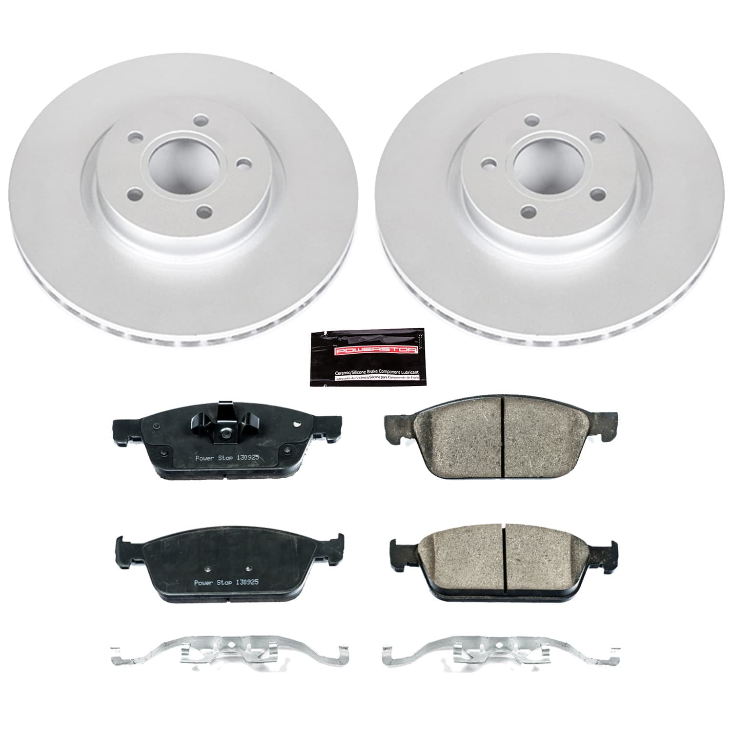 Power Stop - CRK6349 - Front - Disc Brake Pad and Rotor Kit image 1