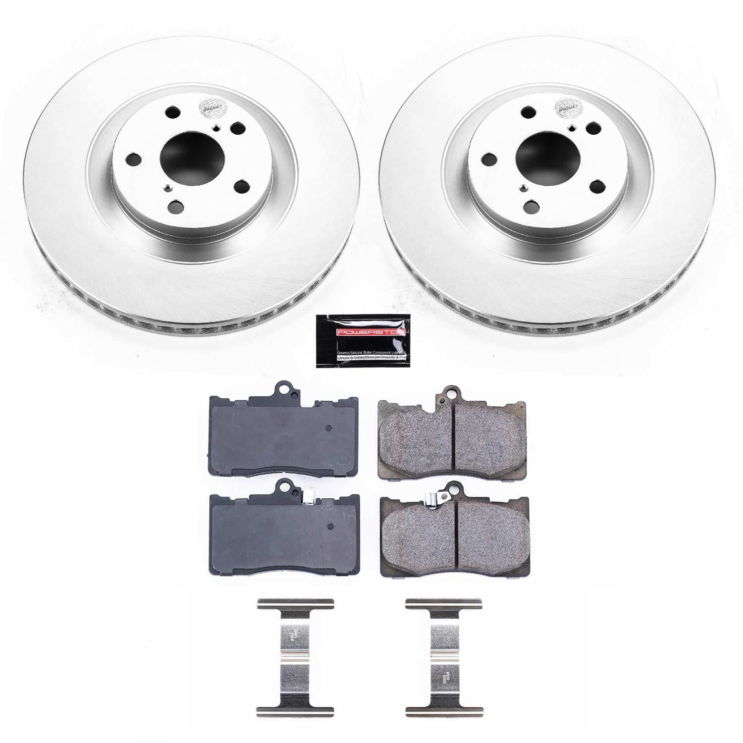Power Stop - CRK6353 - Front - Disc Brake Pad and Rotor Kit image 1