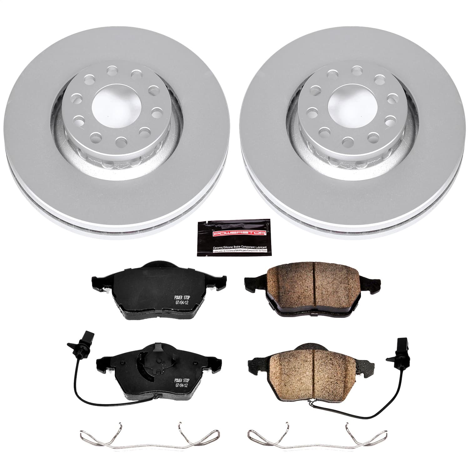 Power Stop - CRK636 - Front - Disc Brake Pad and Rotor Kit image 1