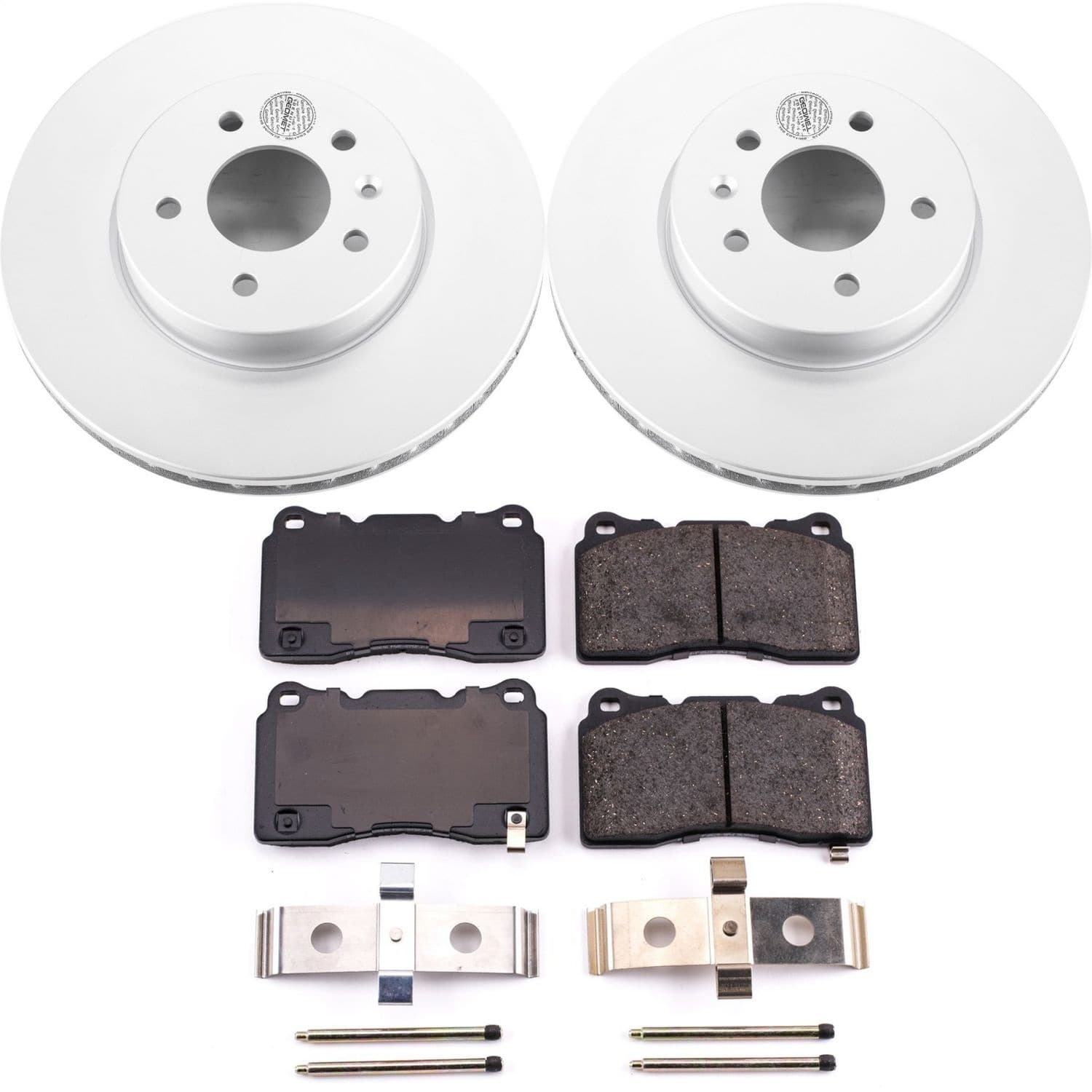 Power Stop - CRK6389 - Front - Disc Brake Pad and Rotor Kit image 1