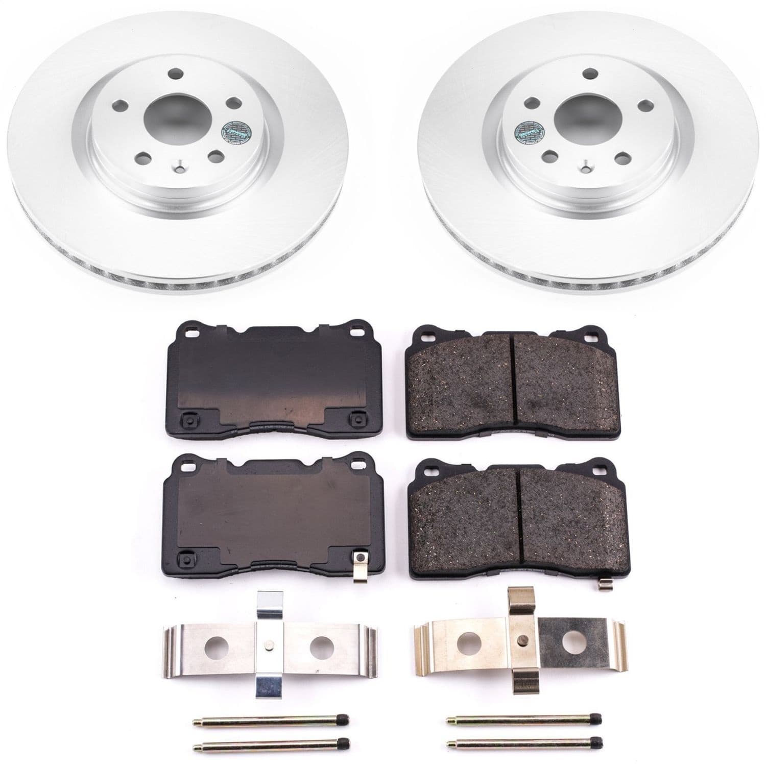 Power Stop - CRK6391 - Front - Disc Brake Pad and Rotor Kit image 1