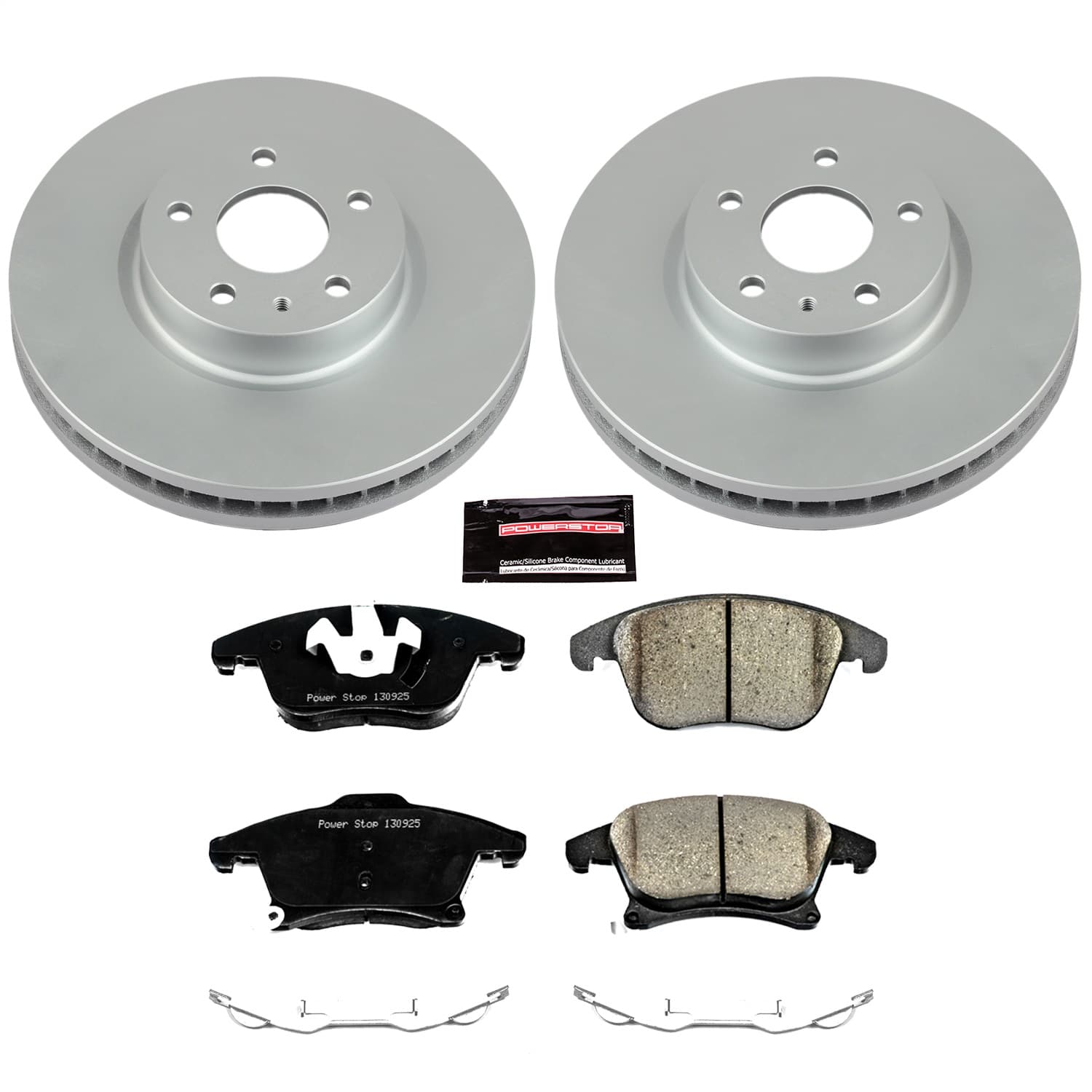 Power Stop - CRK6399 - Front - Disc Brake Pad and Rotor Kit image 1