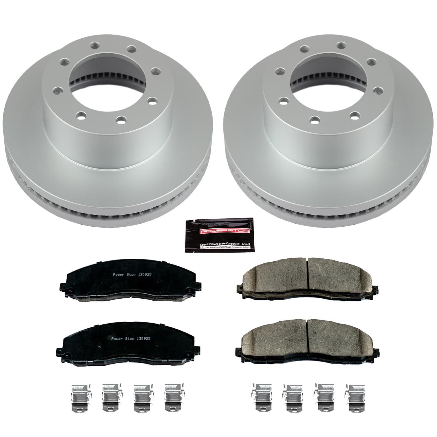 Power Stop - CRK6403 - Front - Disc Brake Pad and Rotor Kit image 1