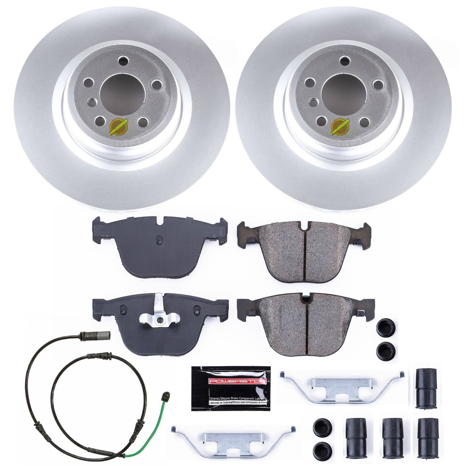 Power Stop - CRK6416 - Rear - Disc Brake Pad and Rotor Kit image 1