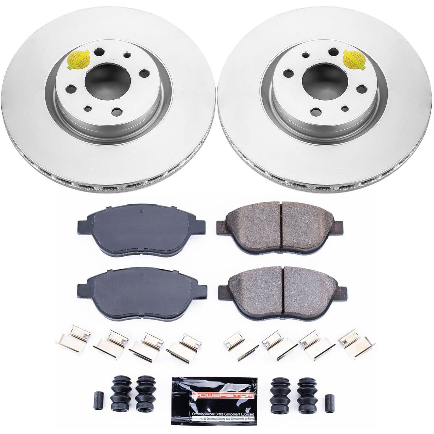 Power Stop - CRK6426 - Front - Disc Brake Pad and Rotor Kit image 1