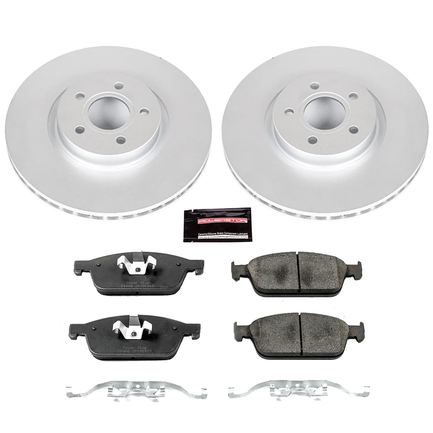 Power Stop - CRK6479 - Front - Disc Brake Pad and Rotor Kit image 1
