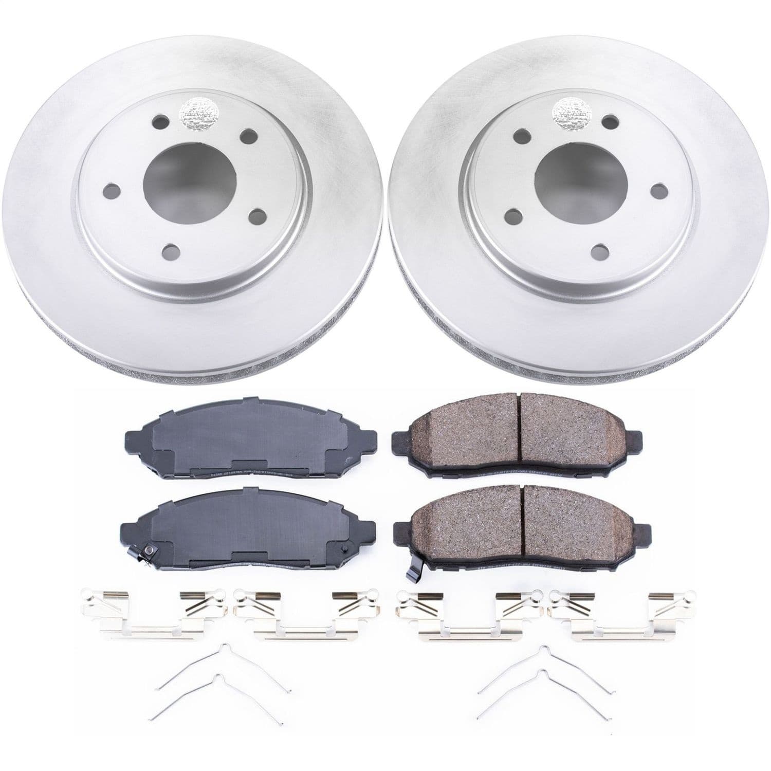 Power Stop - CRK6492 - Front - Disc Brake Pad and Rotor Kit image 1