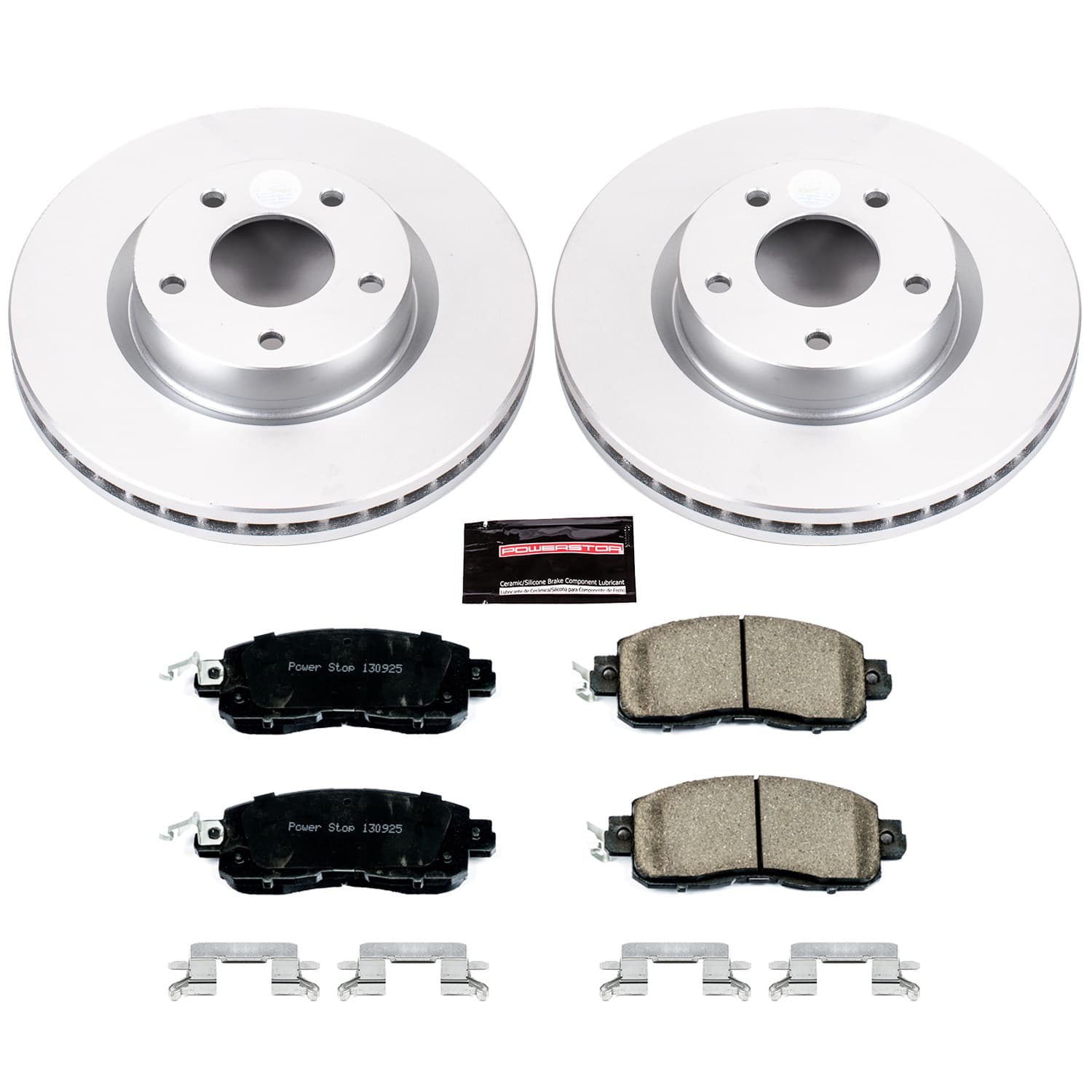 Power Stop - CRK6494 - Front - Disc Brake Pad and Rotor Kit image 1