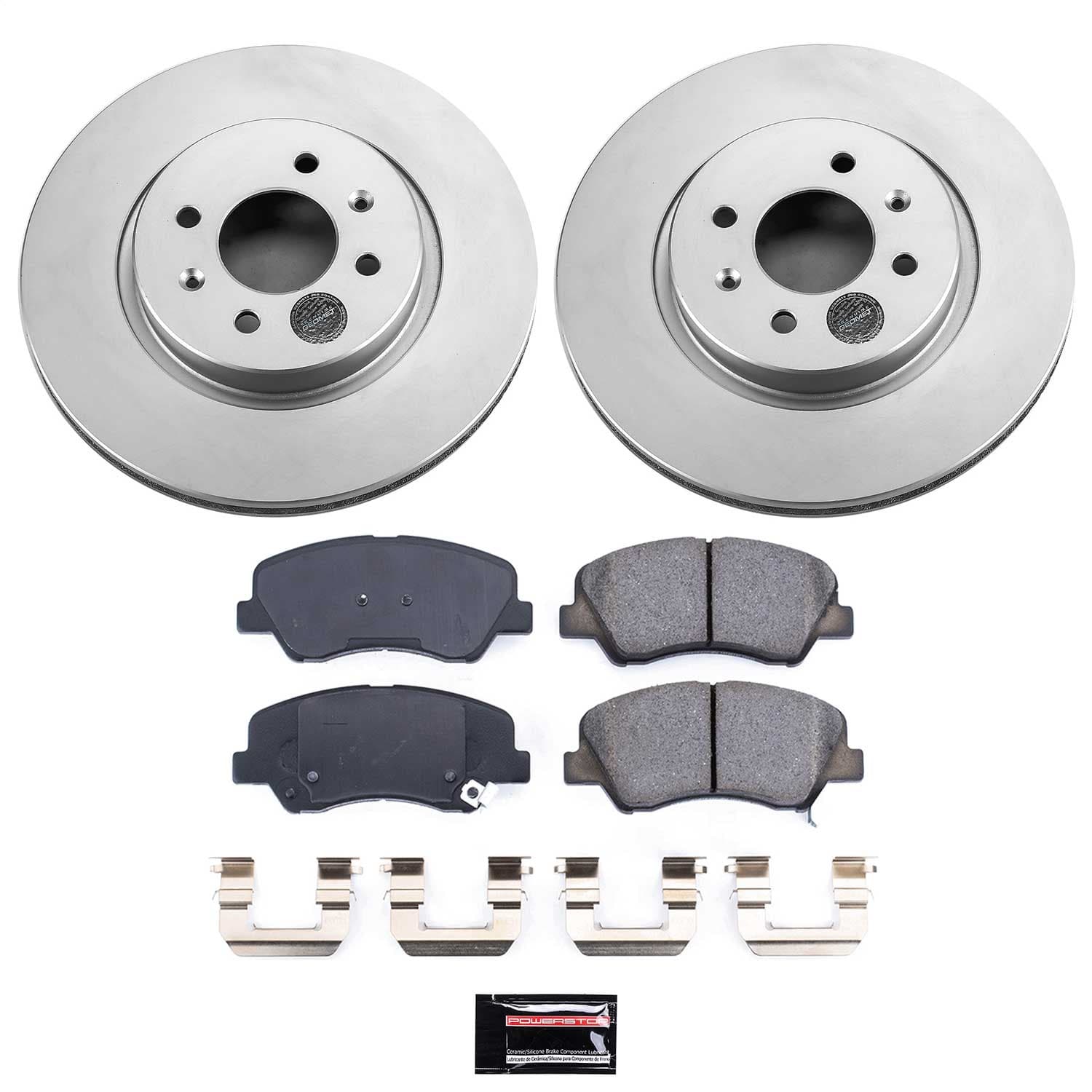 Power Stop - CRK6499 - Front - Disc Brake Pad and Rotor Kit image 1