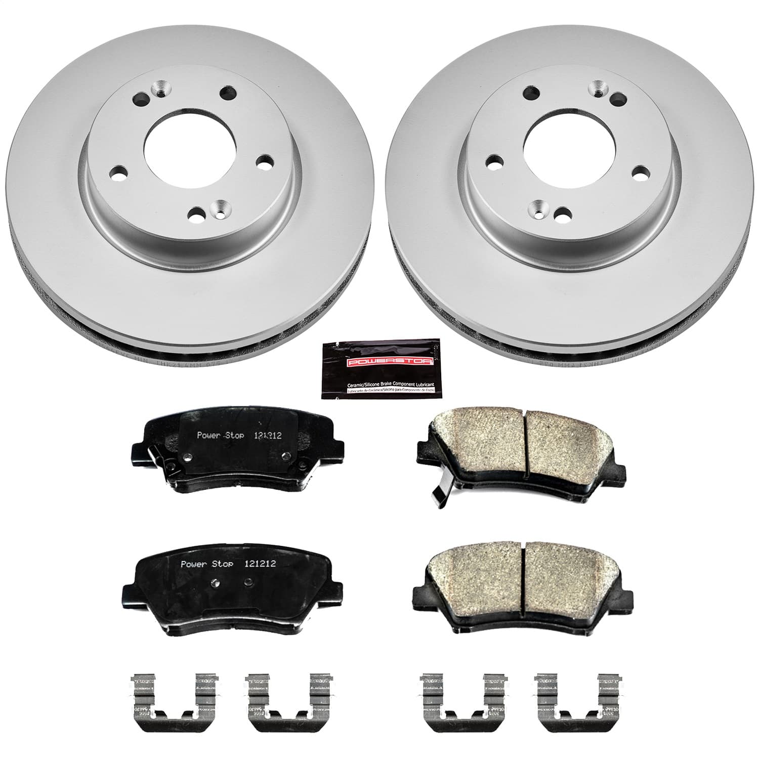 Power Stop - CRK6503 - Front - Disc Brake Pad and Rotor Kit image 1