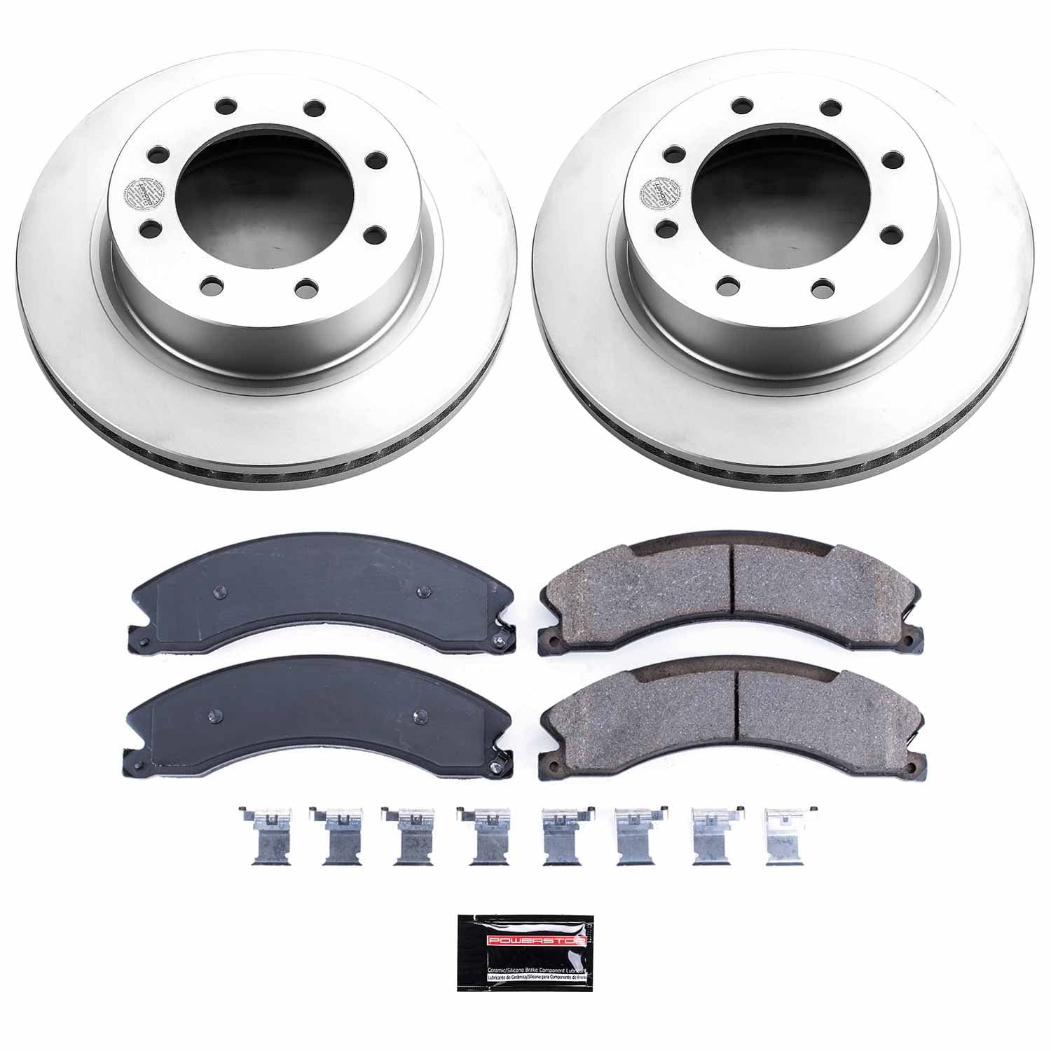 Power Stop - CRK6518 - Front - Disc Brake Pad and Rotor Kit image 1