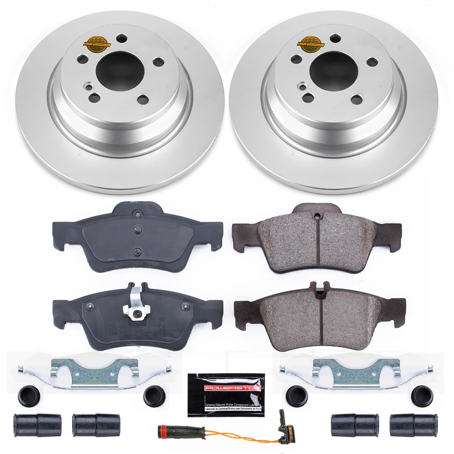Power Stop - CRK6566 - Rear - Disc Brake Pad and Rotor Kit image 1