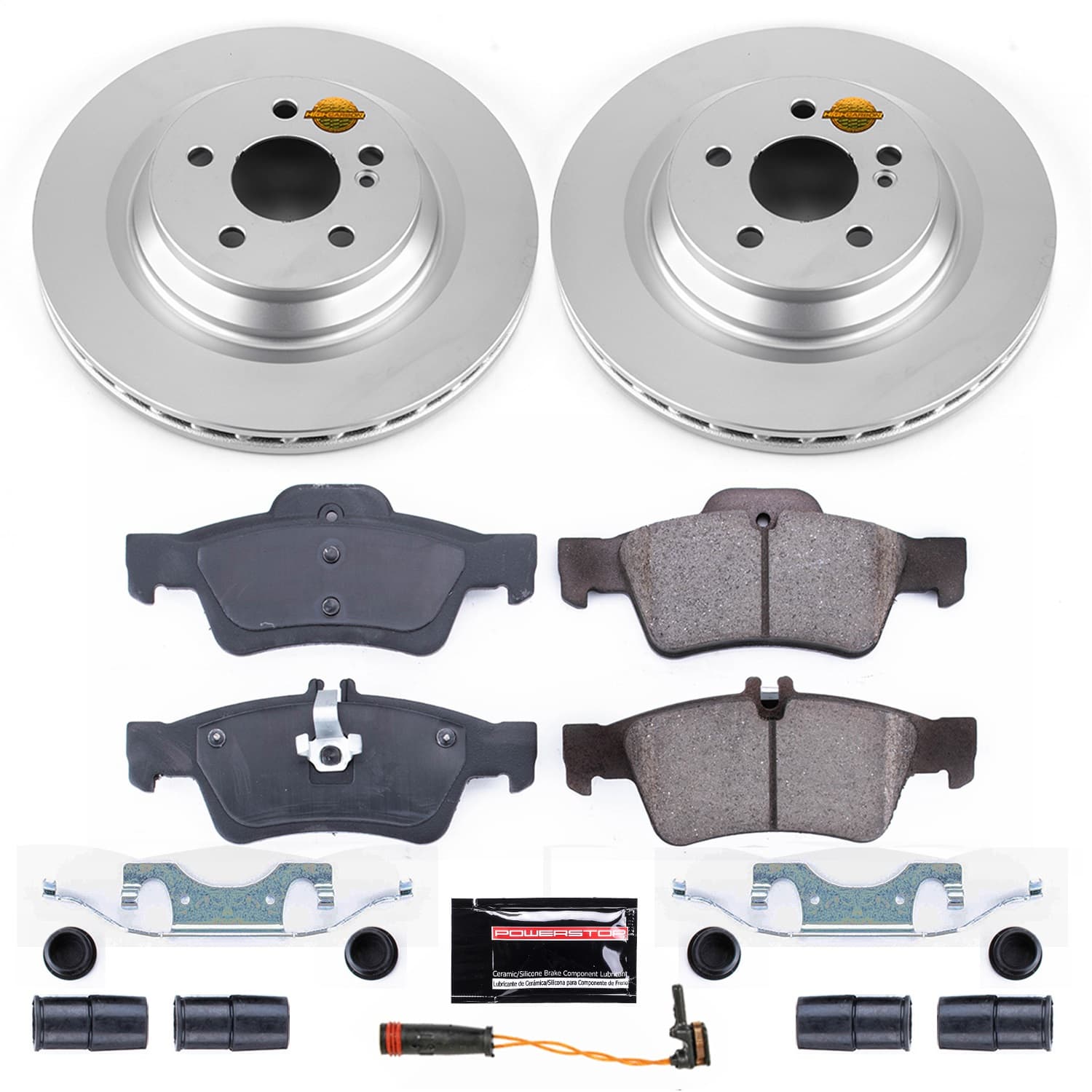 Power Stop - CRK6568 - Rear - Disc Brake Pad and Rotor Kit image 1