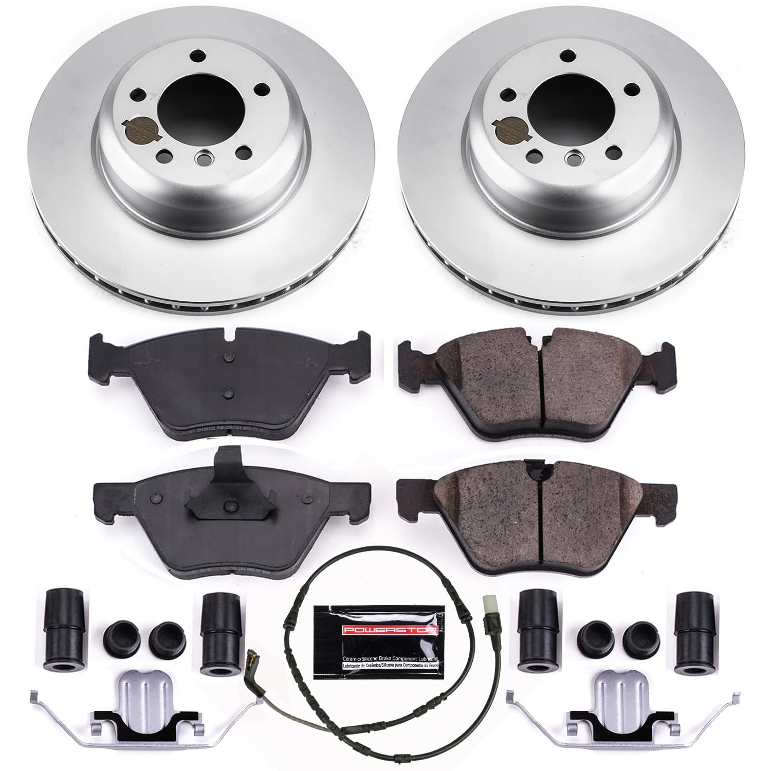 Power Stop - CRK6578 - Front - Disc Brake Pad and Rotor Kit image 1