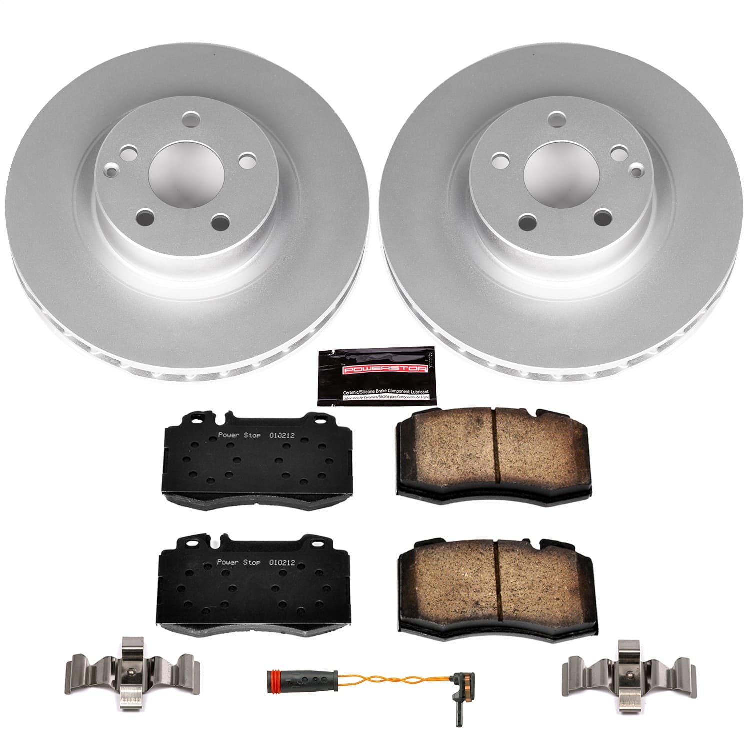 Power Stop - CRK6599 - Front - Disc Brake Pad and Rotor Kit image 1