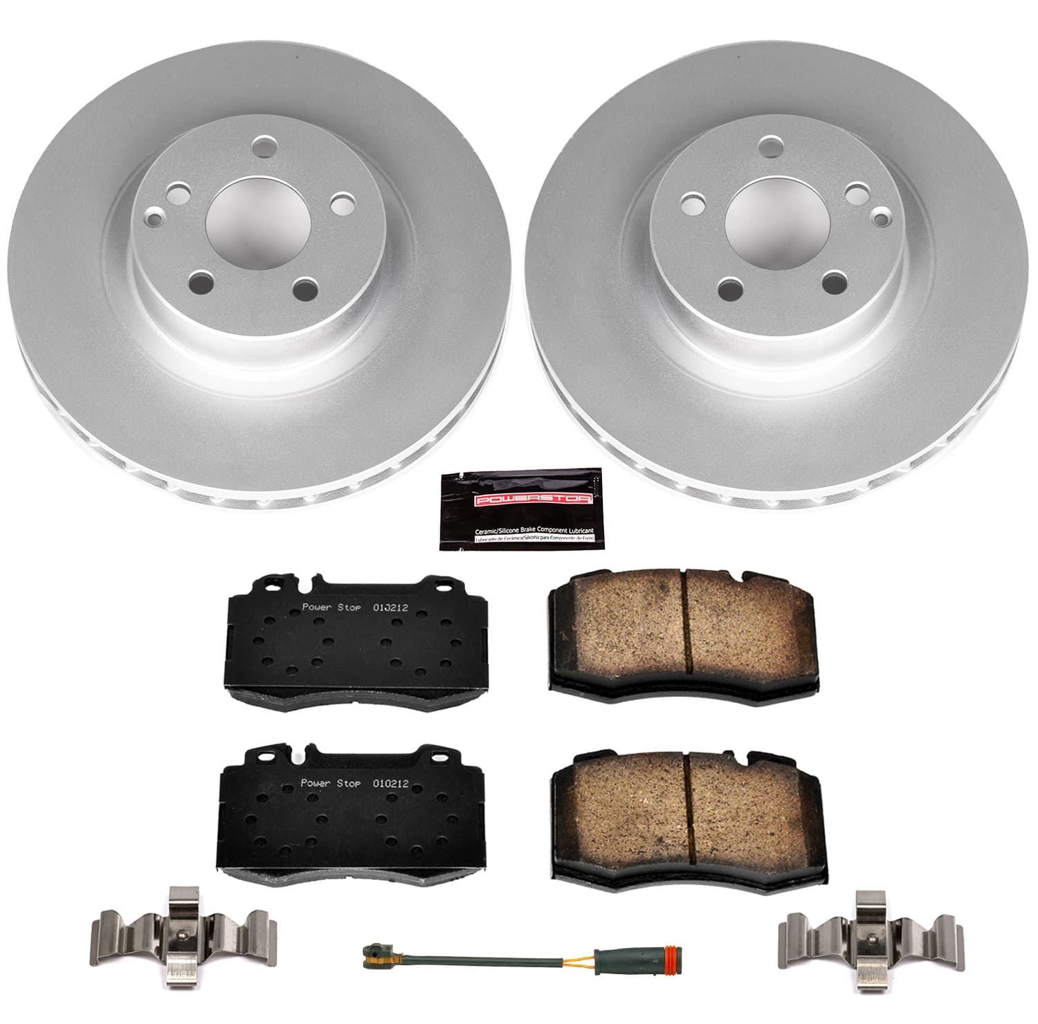 Power Stop - CRK6601 - Front - Disc Brake Pad and Rotor Kit image 1