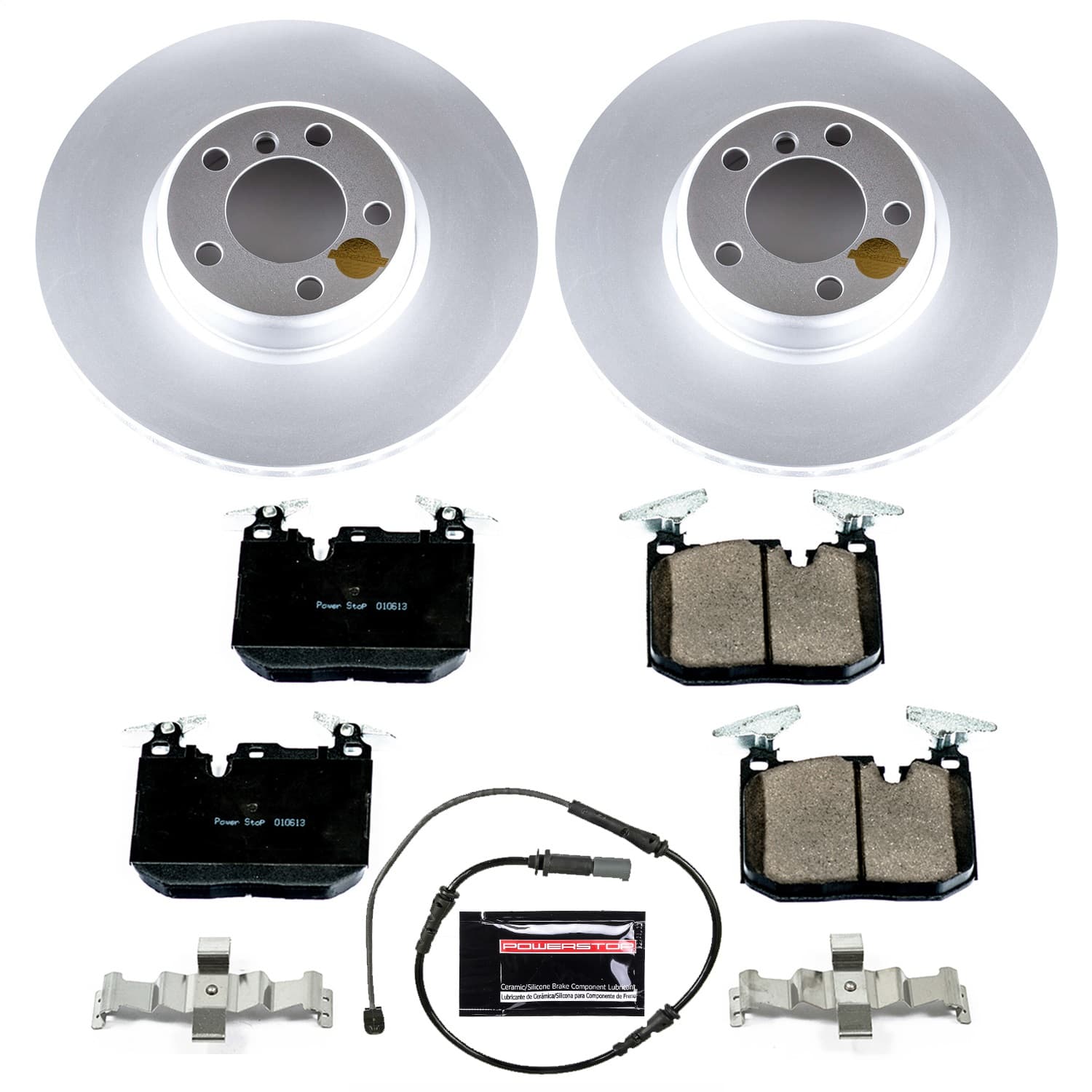Power Stop - CRK6653 - Front - Disc Brake Pad and Rotor Kit image 1