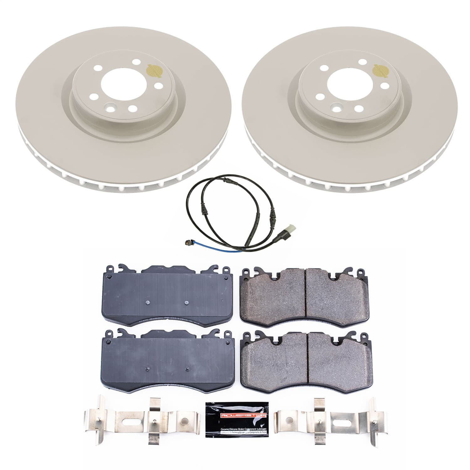 Power Stop - CRK6660 - Front - Disc Brake Pad and Rotor Kit image 1