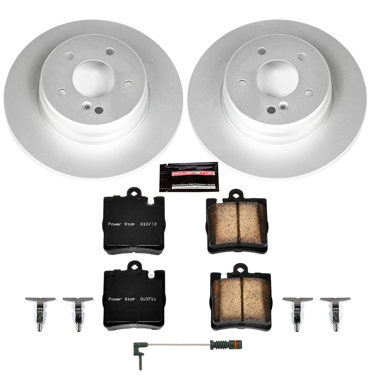 Power Stop - CRK6697 - Rear - Disc Brake Pad and Rotor Kit image 1