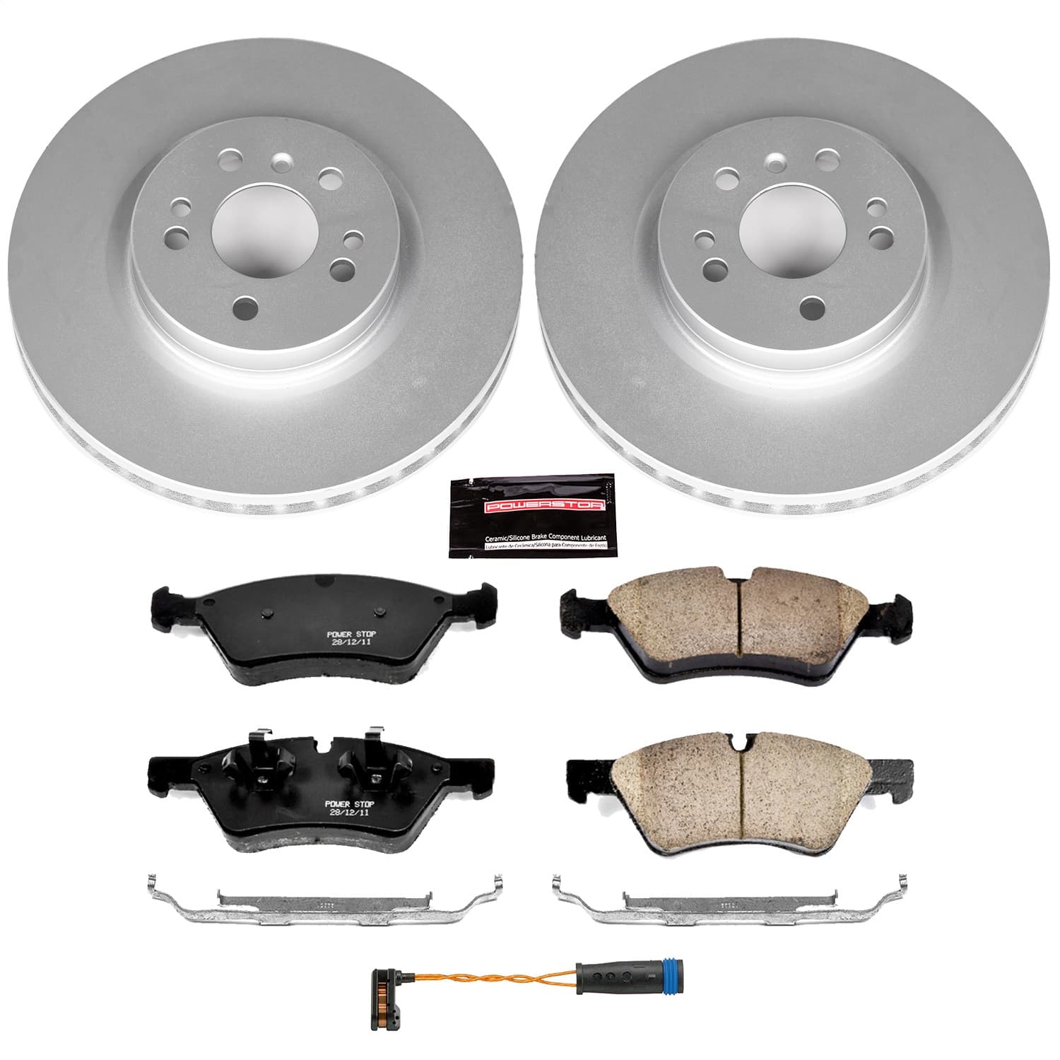 Power Stop - CRK6709 - Front - Disc Brake Pad and Rotor Kit image 1