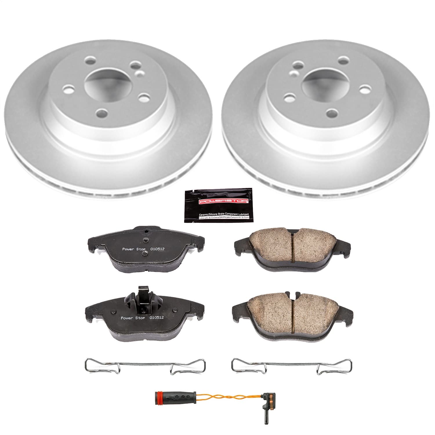 Power Stop - CRK6715 - Rear - Disc Brake Pad and Rotor Kit image 1
