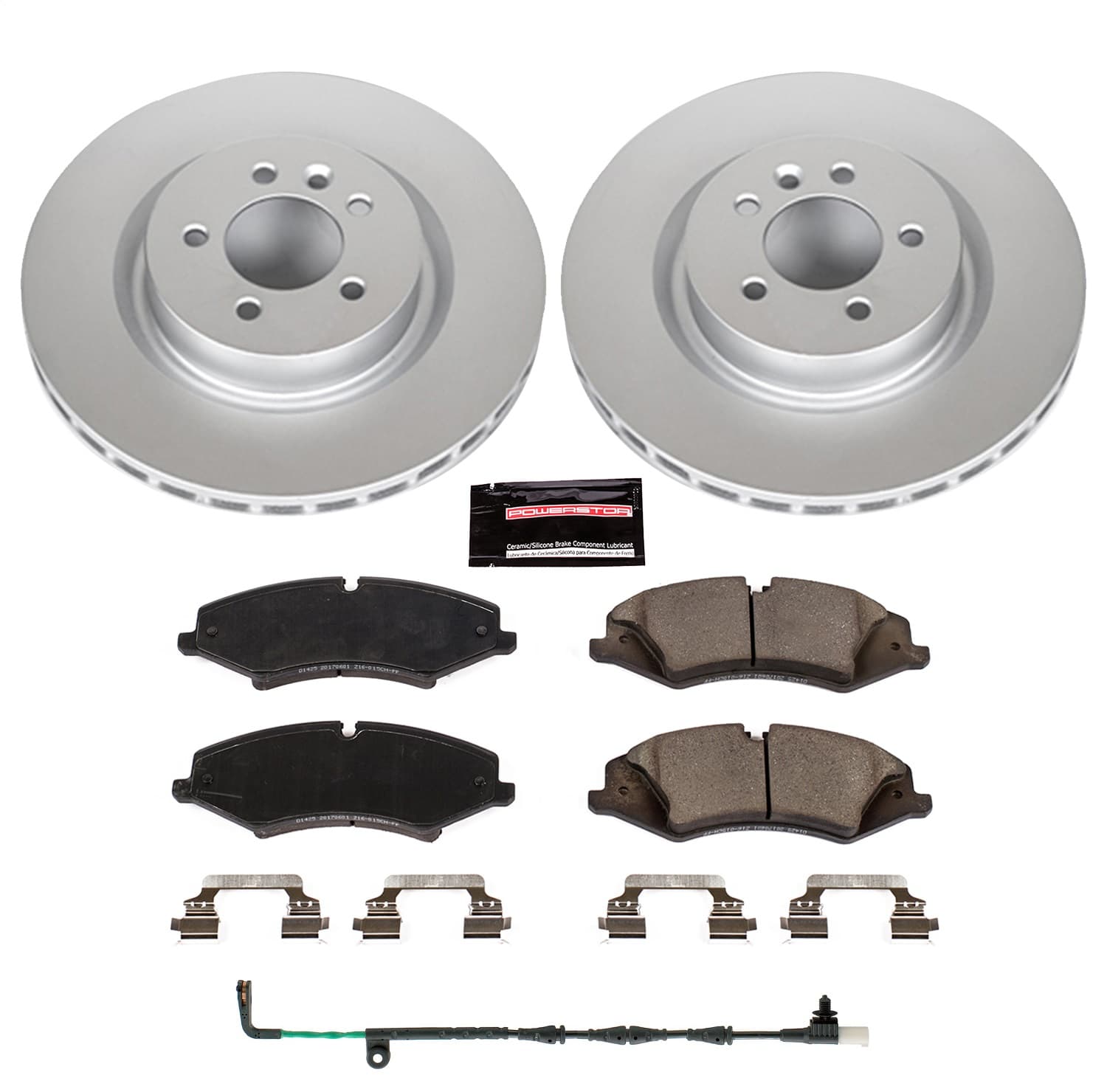 Power Stop - CRK6719 - Front - Disc Brake Pad and Rotor Kit image 1