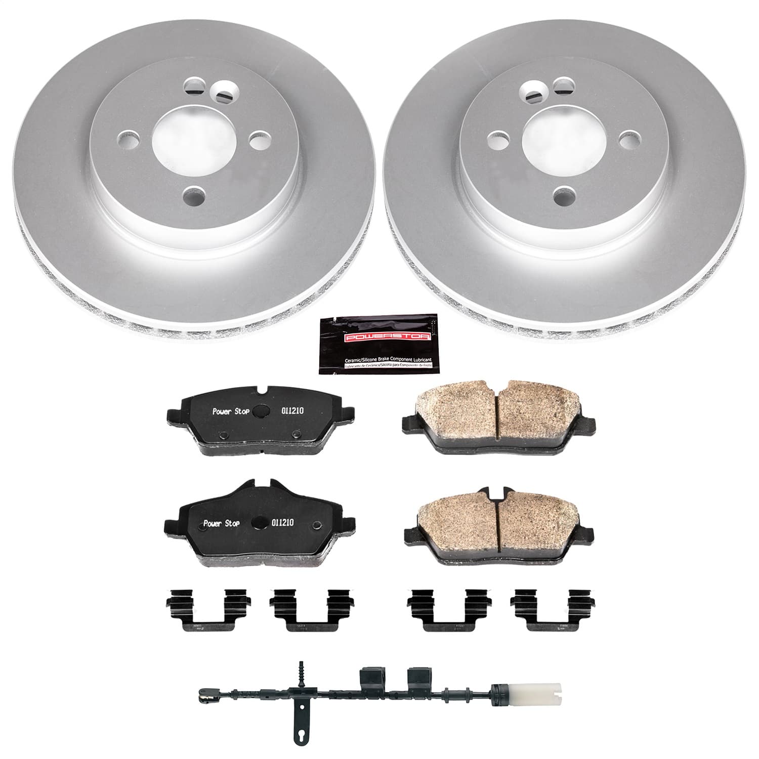 Power Stop - CRK6739 - Front - Disc Brake Pad and Rotor Kit image 1