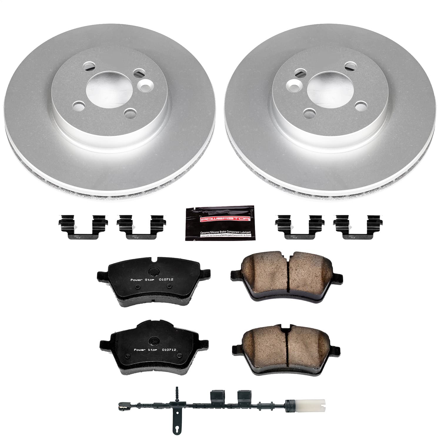 Power Stop - CRK6741 - Front - Disc Brake Pad and Rotor Kit image 1