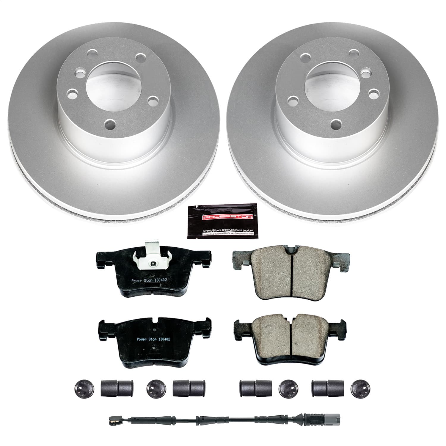 Power Stop - CRK6743 - Front - Disc Brake Pad and Rotor Kit image 1