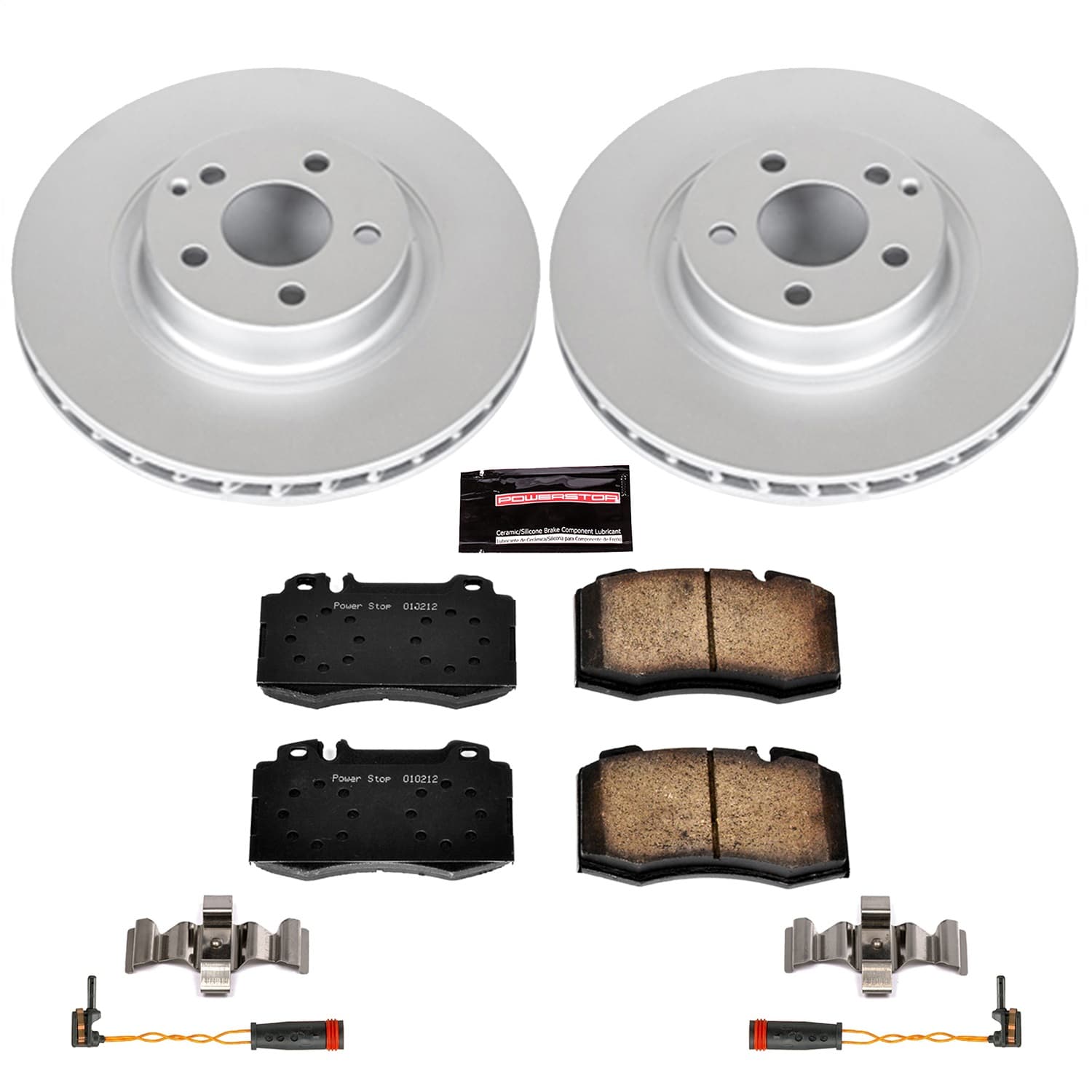 Power Stop - CRK6750 - Front - Disc Brake Pad and Rotor Kit image 1